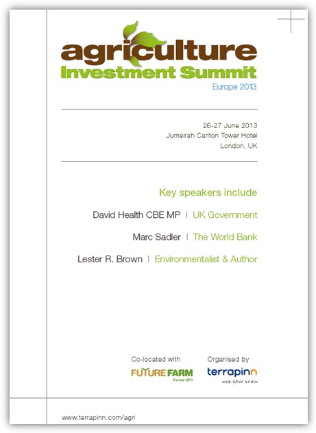 Agriculture Investment Summit Europe