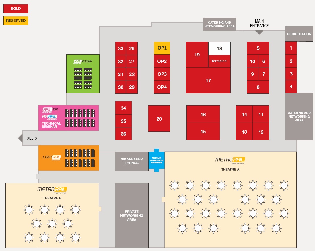 MetroRail Europe confernce and exhibition for urban rail operators