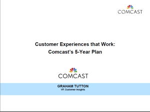 Comcast-Americas Customer Festival 2014 presentation