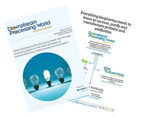 Downstream Processing World 2015 Sponsorship prospectus