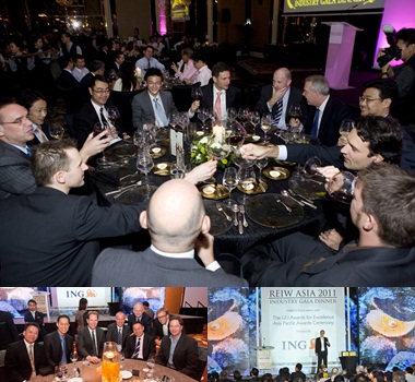 Industry gala dinner at REIW Asia 2012