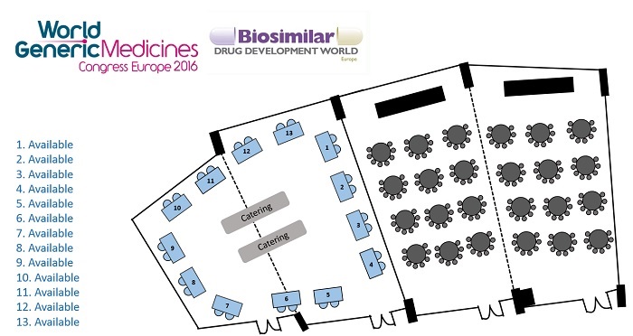 World Generic Medicines floor plan