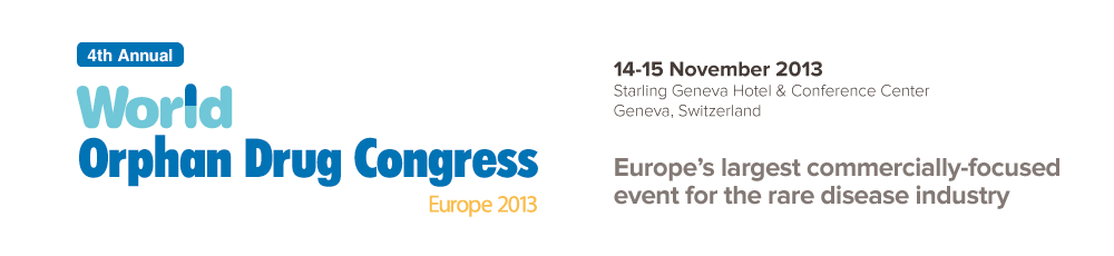 Europe’s largest commercially-focused event for the rare disease industry - World Orphan Drug Congress 2013