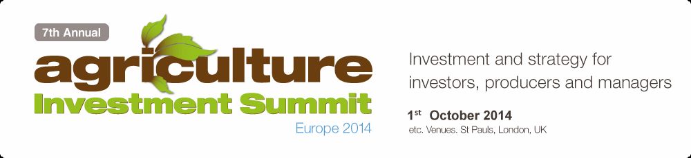 Investment and strategy for producers and investors - Agriculture Investment Summit 2014