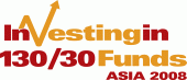 Investing in 130/30 Funds Asia 2008 logo