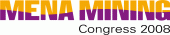 MENA Mining Congress 2008 logo