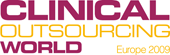 Clinical Outsourcing World Europe 2009 logo