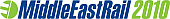 Middle East Rail 2010 logo
