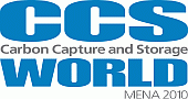 Carbon Capture and Storage World MENA 2010 logo
