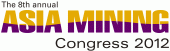 Asia Mining Congress 2012 logo - Exploration, investment and development for miners, financiers and investors