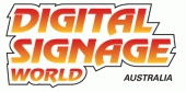 Digital Signage World Australia logo - Innovation and ROI for business, advertising and partners