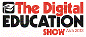 The Digital Education Show Asia 2013 logo - Technology innovation and implementation for schools, universities, government and partners