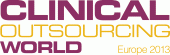 Clinical Outsourcing World Europe 2013 logo - The congress for outsourcing executives and decision makers