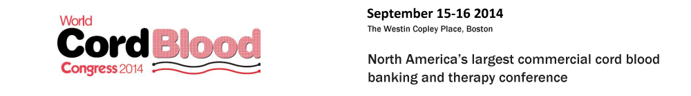 North America’s largest commercial cord blood banking and therapy conference - World Cord Blood Congress